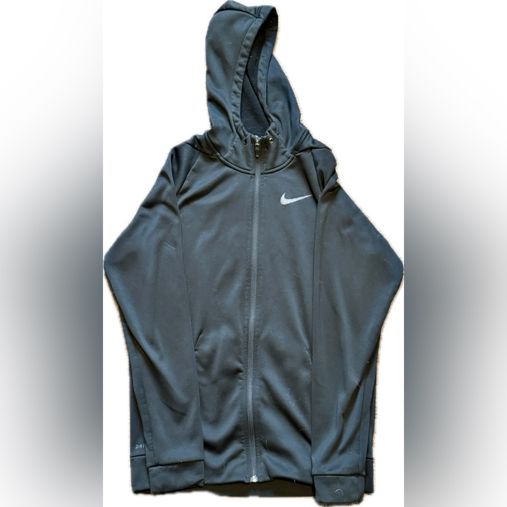 Nike Therma-FIT Full Zip Hoodie Black Men’s Small Training Gym Athletic